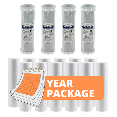 One Year Filter Package - (2.5" x 10")